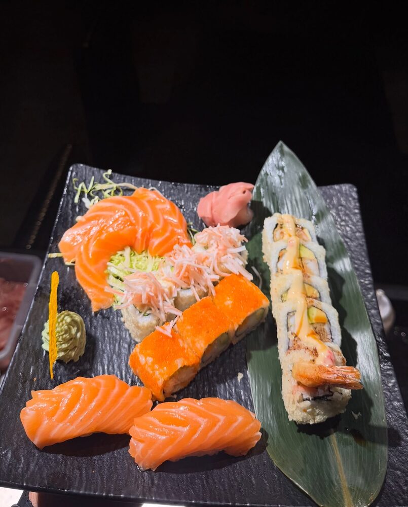 Nigiri and sashimi selection at Uchi Sushi Jo